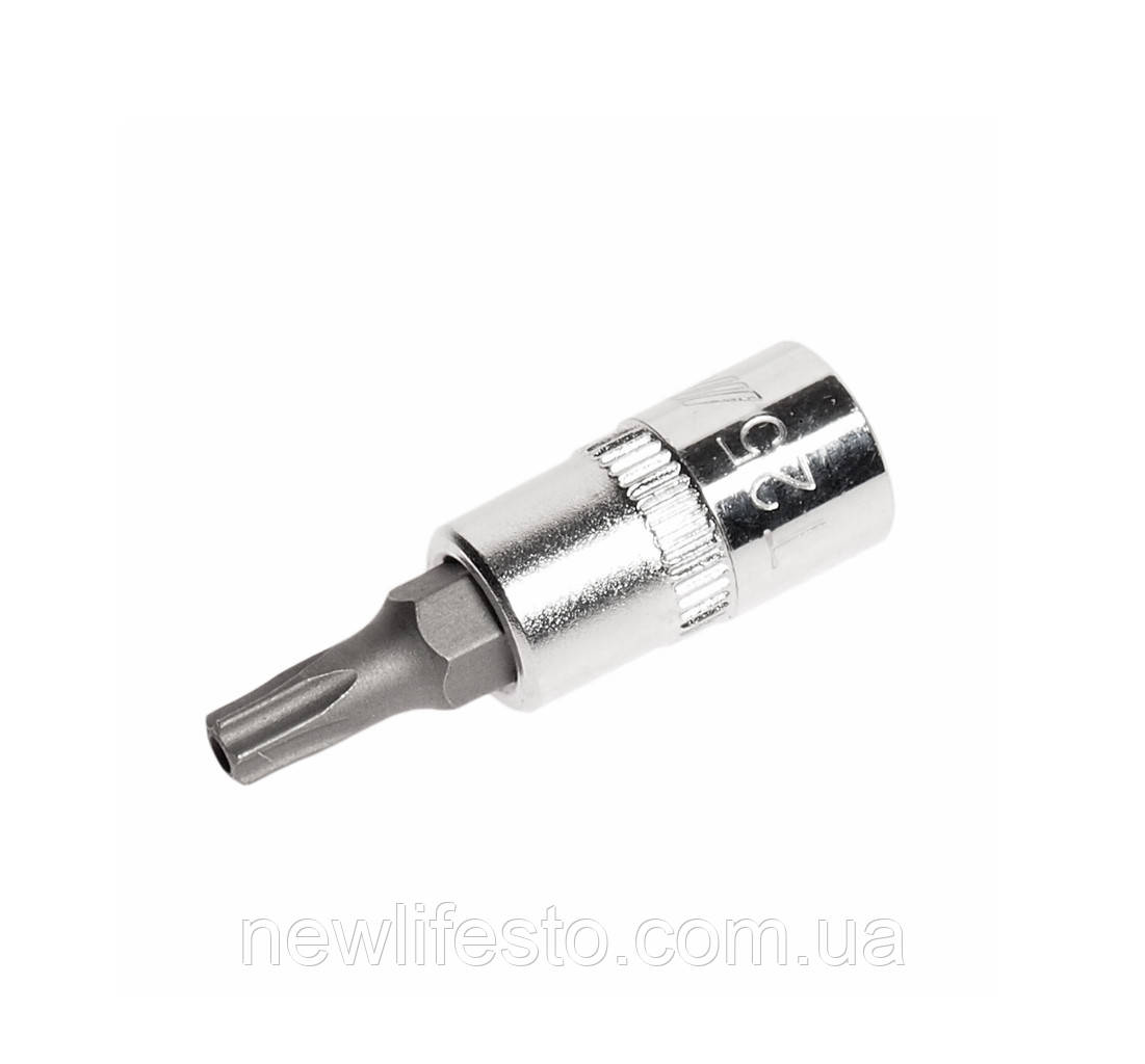 Головка з насадкою TORX T25H 1/4"