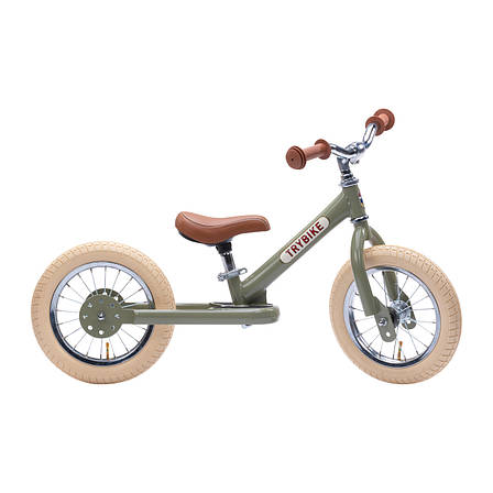 Біговел Trybike двоколісний Оливковий (TBS-2-GRN-VIN) Уцінка, фото 2