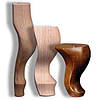 Дерев'яна ніжка меблева різна AF-001-150 бук, висота 150 мм, фото 2