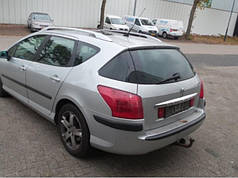 Знімний гак фаркоп на Peugeot 407 SW 2004-2011 (Пежо 407 універсал)