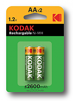 Акумулятор R6 2600 mAh Kodak AA, пальчиковий (ціна за 1 акум.)