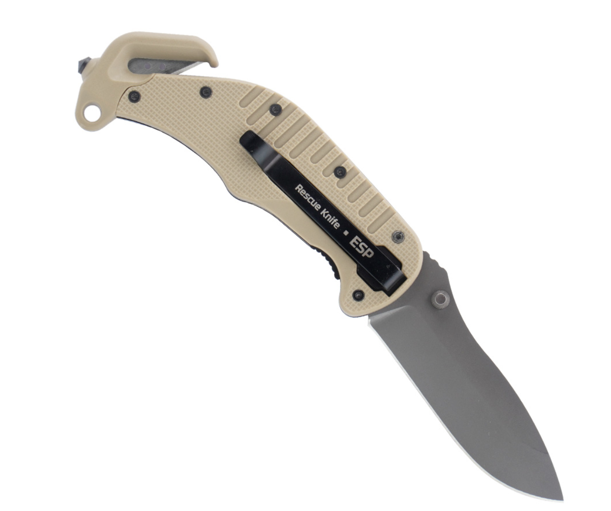 Ніж рятувальний складний ESP- RKK-01 Khaki