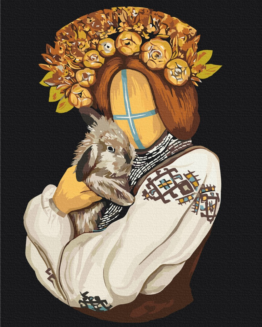 Картина за номерами Пані Осінь ©Valeriya Macarenco 40*50 см Brushme BS 53417 pbn-p