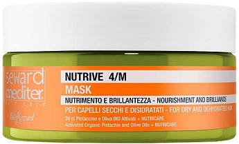Маска для живлення та надання блиску сухому зневодненому волоссю Nutrive Mask 4/М Seward Mediter 250