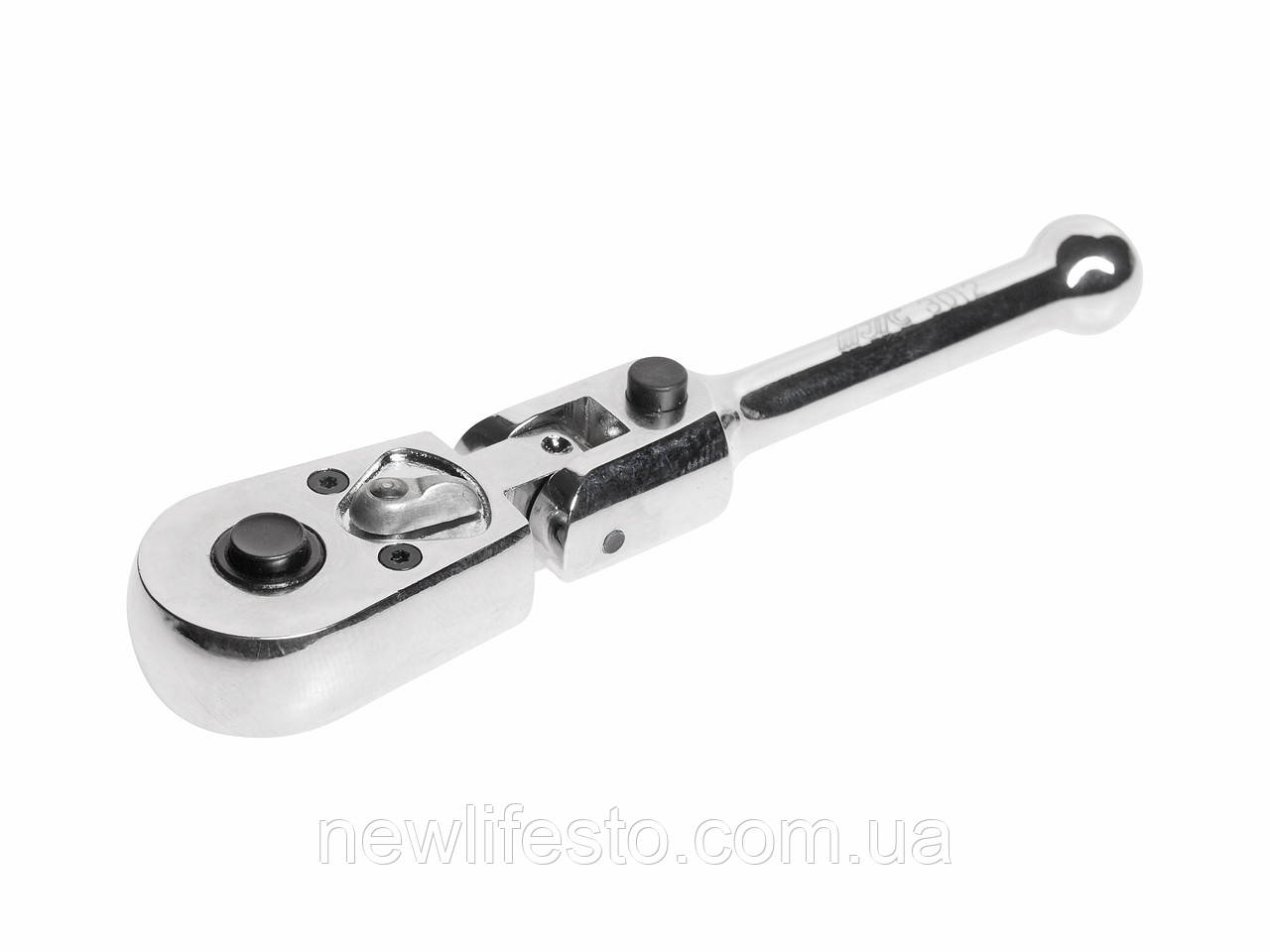 Тріскачка на шарнірі з фіксацією 1/4" 124 мм, фото 1