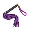 Флоггер DS Fetish Leather flogger S purple, фото 3