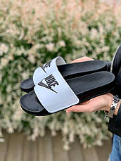 Чоловічі капці Nike Benassi Jdi Black/White 818736-011, фото 3