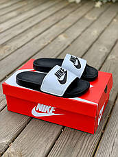 Чоловічі капці Nike Benassi Jdi Black/White 818736-011, фото 2