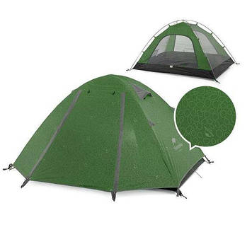 Намет чотиримісний Naturehike P-Series NH18Z044-P, 210T65D, темно-зелений
