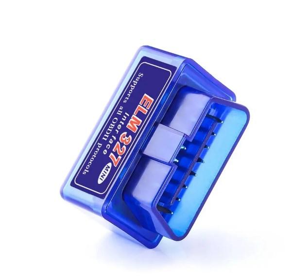 OBD2 V1.5 Двухплатный Автомобильный сканер адаптер ELM327 mini Blue Bluetooth для диагностики авто (ELM-1.5) - фото 1 - id-p1775628478