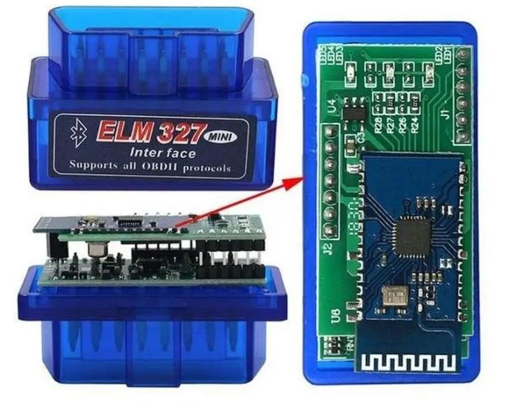 OBD2 V1.5 Двухплатный Автомобильный сканер адаптер ELM327 mini Blue Bluetooth для диагностики авто (ELM-1.5) - фото 6 - id-p1775628478