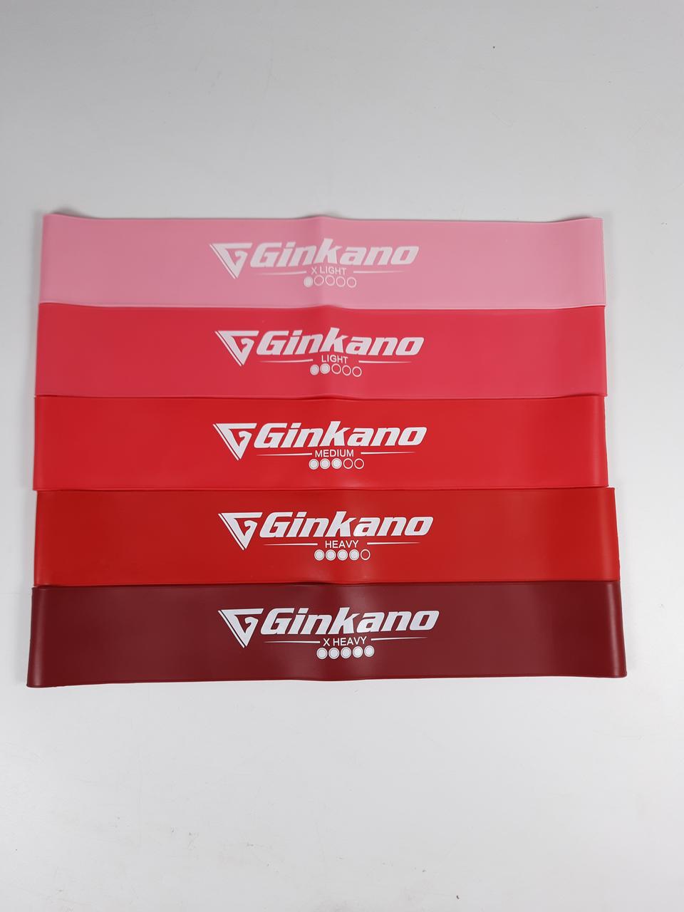 Стрічки опору Ginkano для нарощування м'язової маси, фізіотерапії, йоги, гімнастики і кроссфита