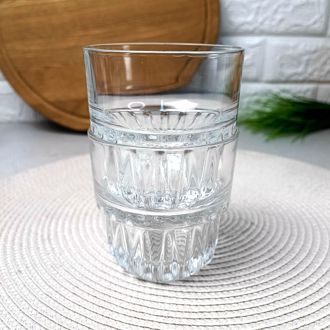 Скляні склянки штабелювальні 266 мл 12 шт Hill Uniglass, фото 1