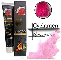 Тонуючий барвник (пігмент) прямої дії LUXOR Professional Disco Colors CYCLAMEN цикламен, 100 мл