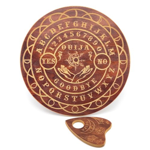 Спіритна дошка OUIJA кругла темна 34303А