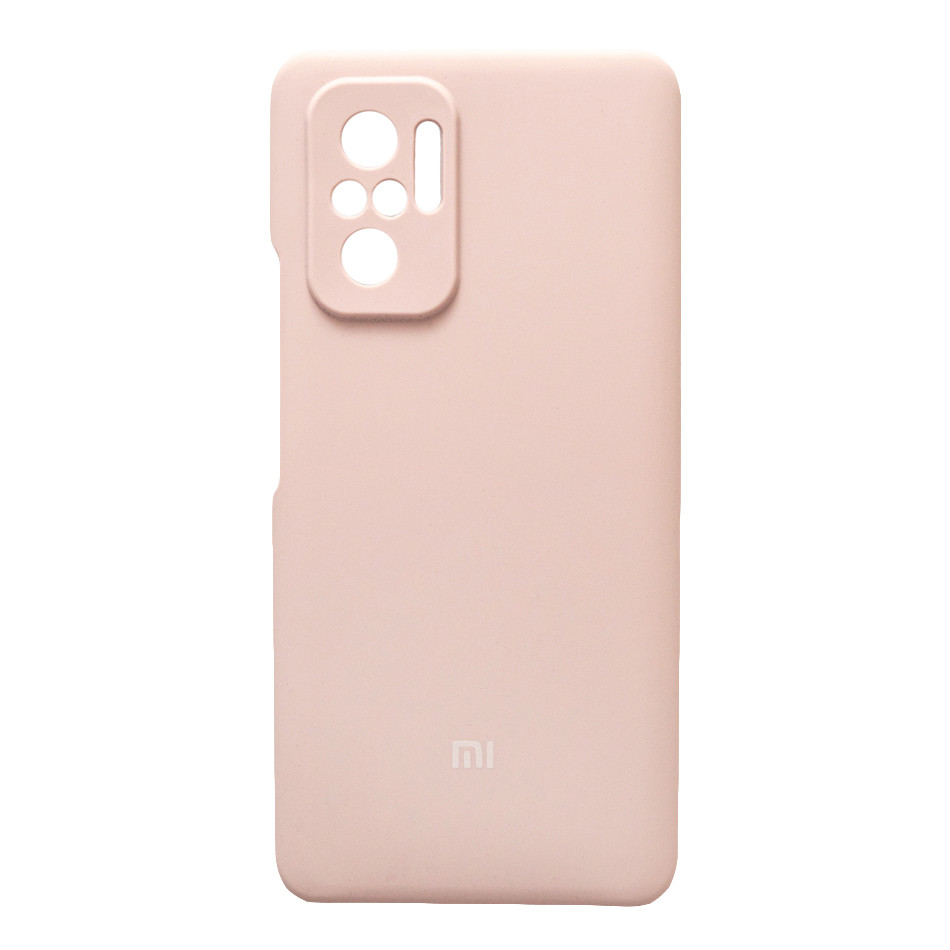 Чохол Silicone Case Premium для Xiaomi Redmi Note 10 / Note 10s / Poco M5s Pink Sand