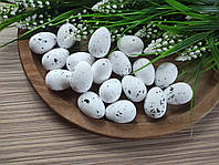 Яйца перепелиные 3,5 см белые , яйца пенопласт