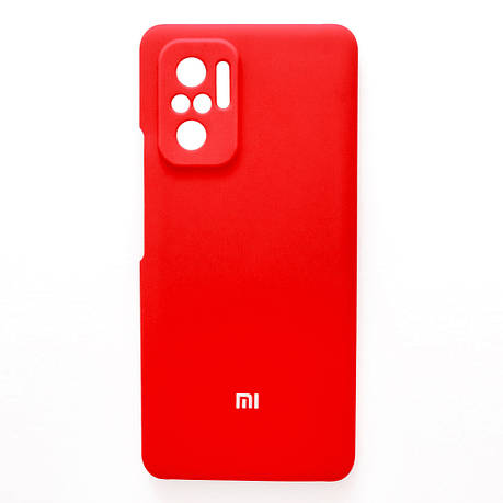Чохол Silicone Case Premium для Xiaomi Redmi Note 10 / Note 10S / Poco M5s Red, фото 1