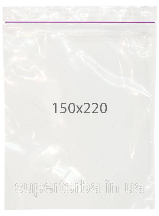 Zip пакети для заморожування розмір 15х22 100шт./уп., фото 1