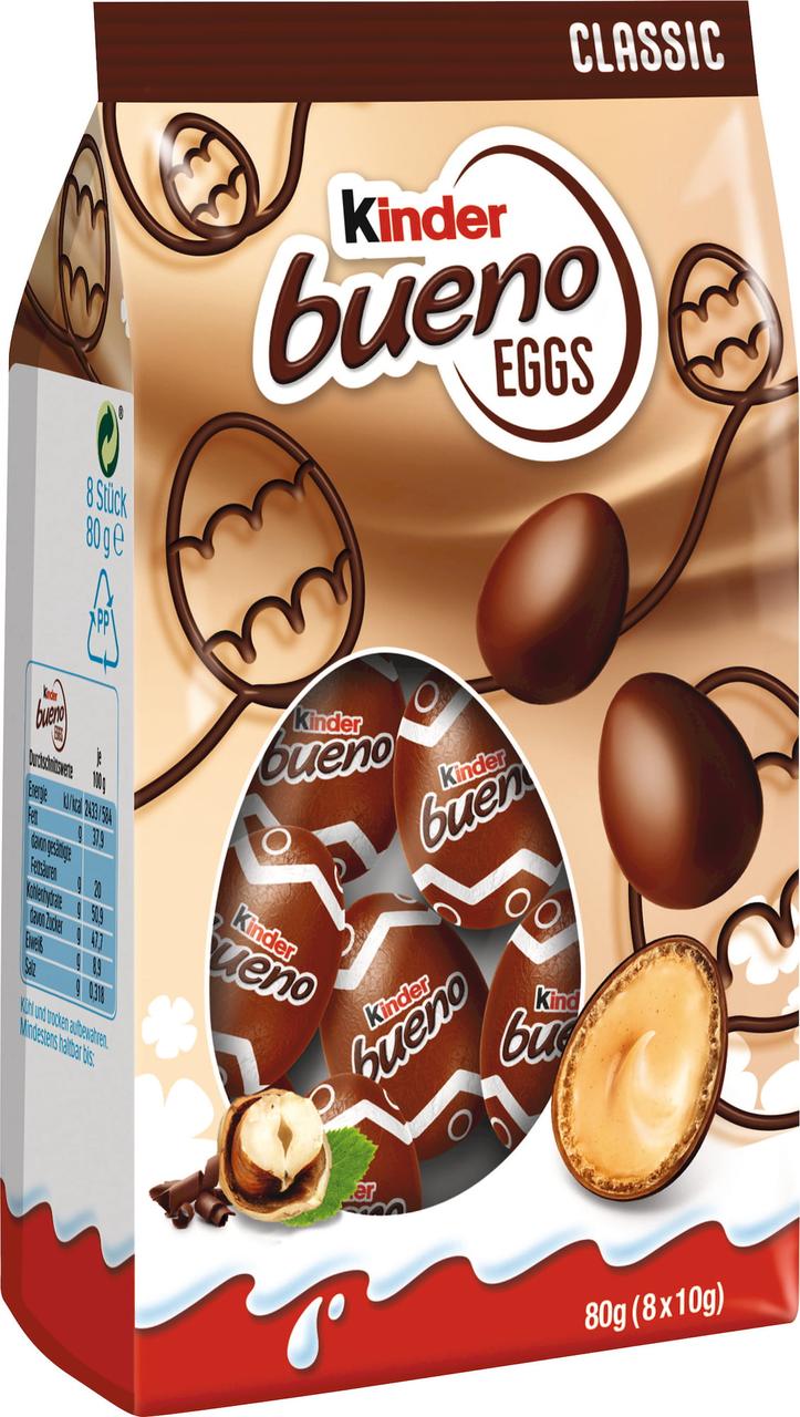 Шоколадні цукерки Kinder Bueno Eggs 80g