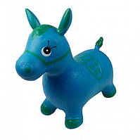 Дитячий стрибун-конячка MS 0373 гумовий (Синий)