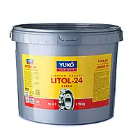 YUKO Змазка для підшипників Літол-24м, 10л Для підшипників кочення та ковзання, шарнірів, направляючих