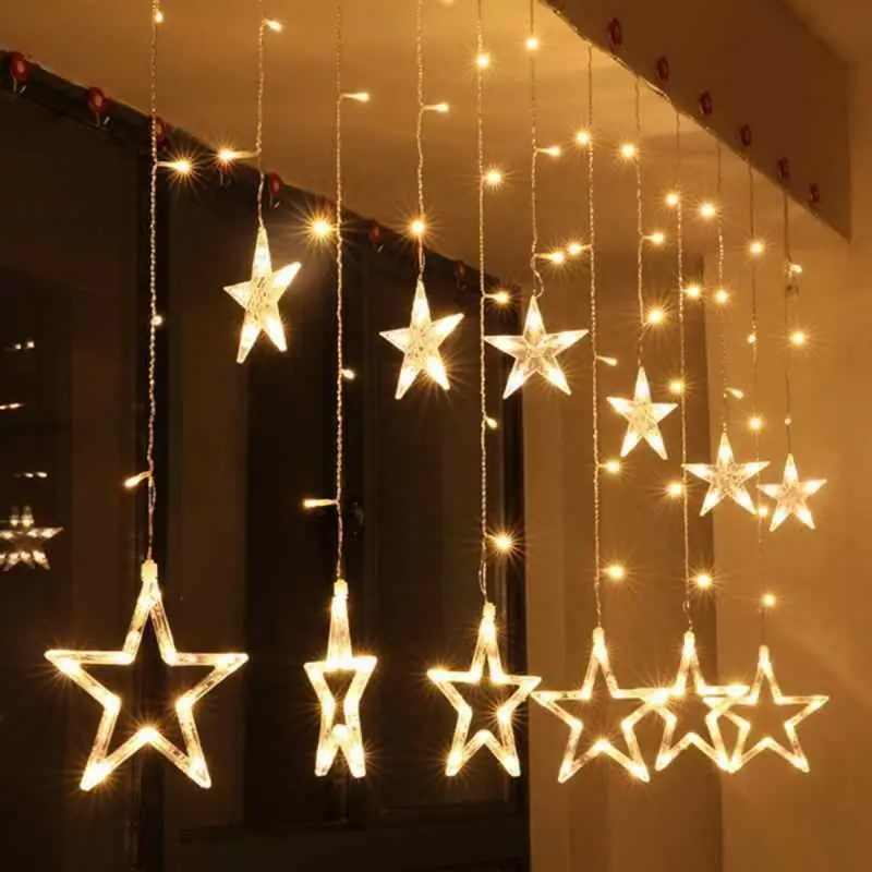 Гірлянда-бахрома Stars Curtain 12-W (3х0.8х0.5м)