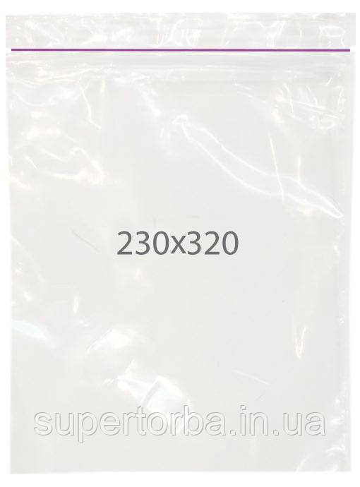Прозорі папки пакети розмір 23х32 100шт./уп., фото 1