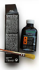 Професійна Чорна фарба для відновлення та ремонту гладкої шкіри Salamander 50мл