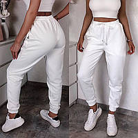 Жіночі теплі спортивні штани новинка 2025 42/44, білий