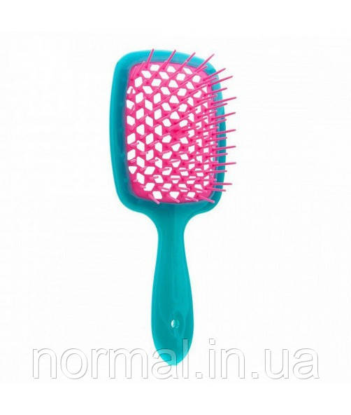 Щітка для волосся Superbrush Janeke Оригінал бірюзово-рожева