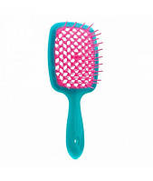 Щітка для волосся Superbrush Janeke Оригінал бірюзово-рожева