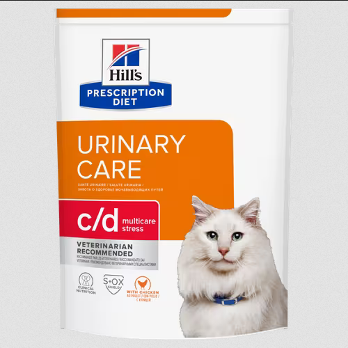Hills PD c/d Feline Urinary Stress 1,5кг корм для кішок (захворювання нижнього відділу сечовивідних шляхів)