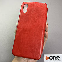 Чохол-книга для Xiaomi Redmi 9A книжка з кишенею з підставкою на телефон сяомі редмі 9а червона v2s, фото 3