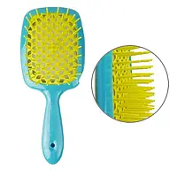 Щітка для волосся Superbrush Janeke Оригінал синьо-жовта