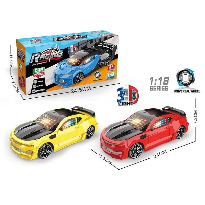 Машинка 11-1 (144/2) 2 види, звуки та мелодії, 3D-підсвічування, колеса вільного ходу, в коробці, фото 1