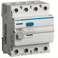 Диференціальне реле Hager ПЗВ Hager СD425J 4P 25A 30mA AC