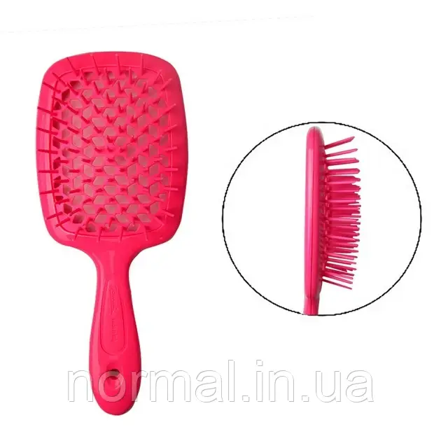 Щітка для волосся Superbrush Janeke Оригінал рожева неон