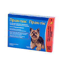 Практик 12,5% для собак 2 - 4,5 кг 3 х 0,45 мл