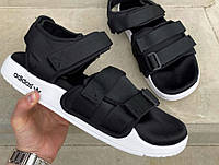 Босоножки мужские Adidas Sandals Black White