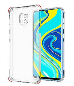 Захисний силіконовий чохол Xiaomi Redmi Note 9 Pro/9s Прозорий