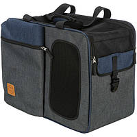 TRIXIE TX-28842 Рюкзак-переноска "Tara 2 в 1", 25 x 38 x 50 см до: 7 кг Цвет: серый / синий
