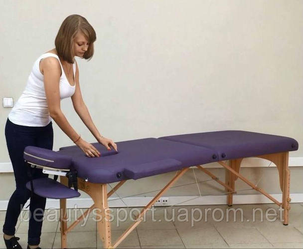 Раскладная кушетка для косметологии и массажа "Аспект" NEW TEC (светло ...