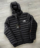 Ветровка мужская The North Face куртка черная спортивная легкая весна осень с капюшоном демисезон