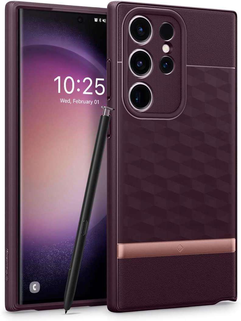 Чохол Caseology Parallax Burgundy для Samsung Galaxy S23 Ultra SM-S918 ACS05656, фото 1