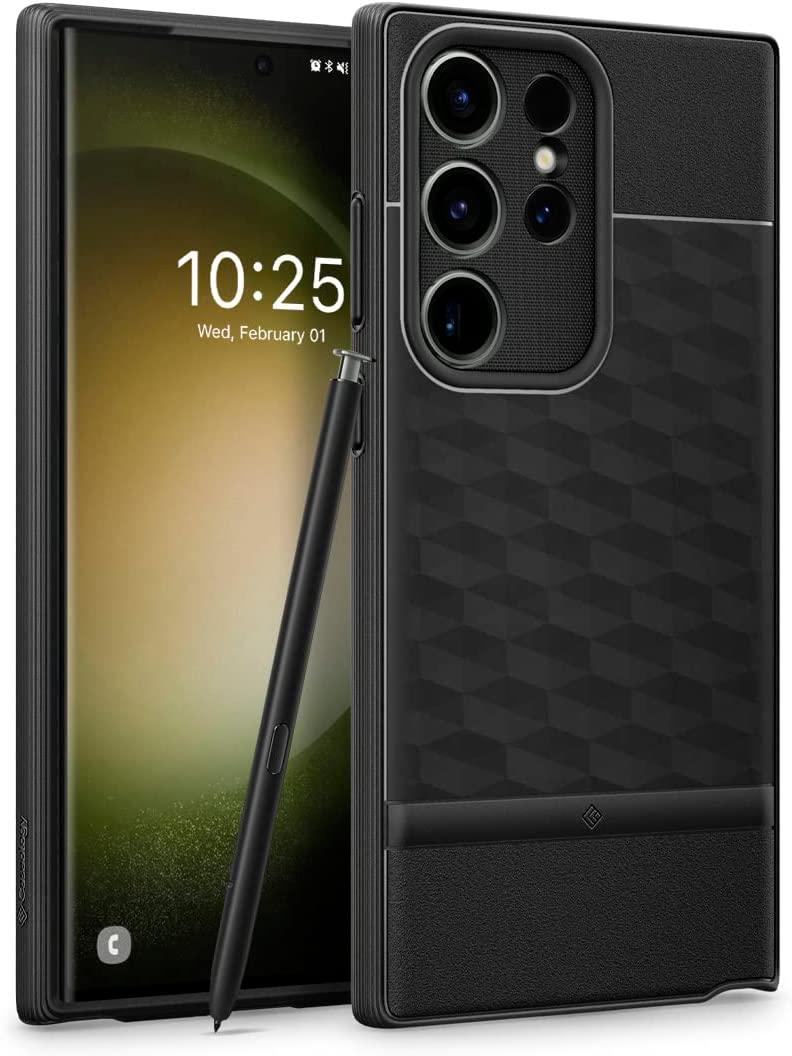 Чохол Caseology Parallax Matte Black для Samsung Galaxy S23 Ultra SM-S918 ACS05655, фото 1