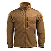 Военная флисовая кофта M-Tac Alpha Microfleece Gen.II Coyote Brown тактическая зимняя армейская кофта койот M