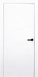 Двері міжкімнатні білі Модель Сплінт полотно  Фарба  600х700х800х900х2000 мм, фото 2