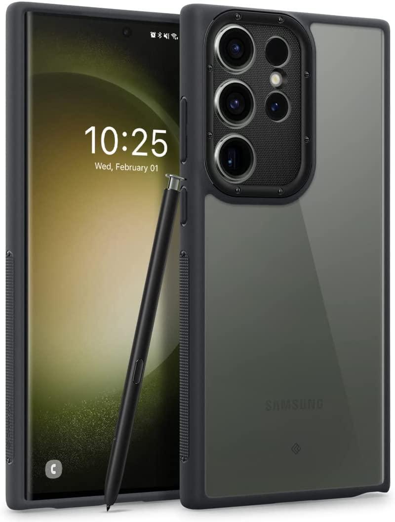 Чохол Caseology Skyfall Matte Black для Samsung Galaxy S23 Ultra SM-S918 ACS05657