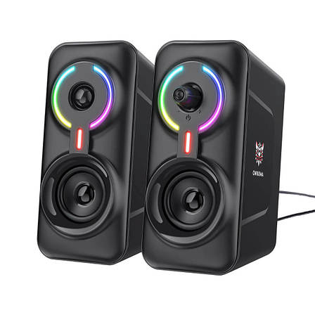 Акустична система (колонки) ONIKUMA RGB Blacklight L6 Чорний (L6-Black), фото 1